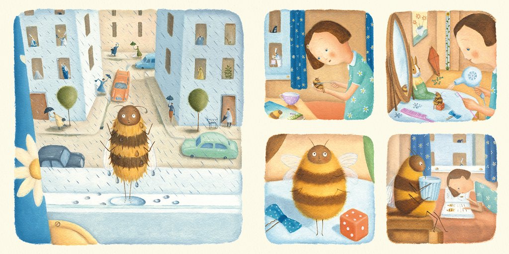 celebrate-picture-books-picture-book-review-bee-and-me-scattering-rained-on