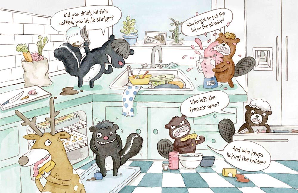 celebrate-picture-books-picture-book-review-the-great-indoors-messy-kitchen