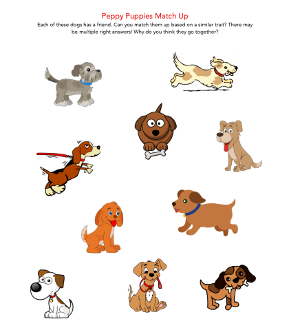 CPB - Peppy Puppies Match Up Puzzle