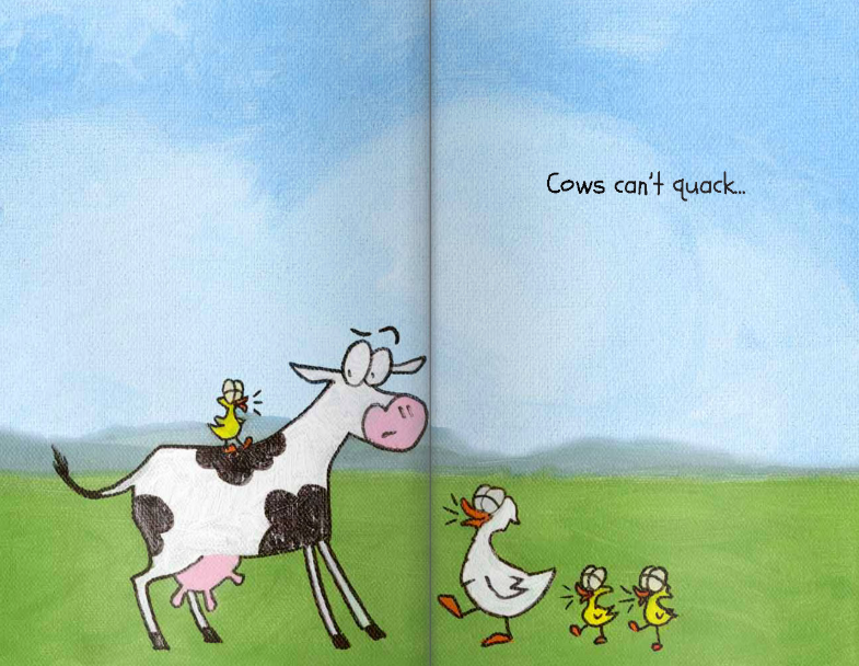 celebrate-picture-books-picture-book-review-cows-can't-spin-silk-quack