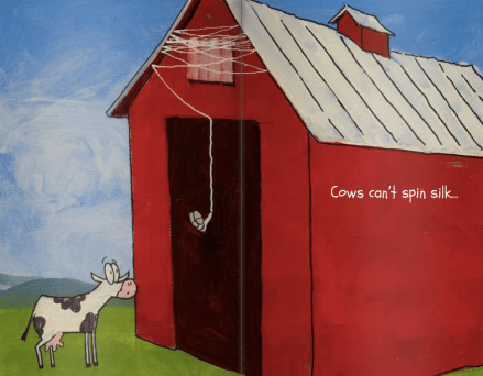 celebrate-picture-books-picture-book-review-cows-can't-spin-silk-silk