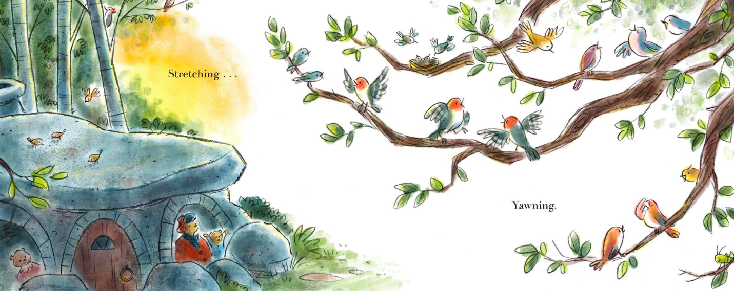 celebrate-picture-books-picture-book-review-welcome-to-morningtown-stretching