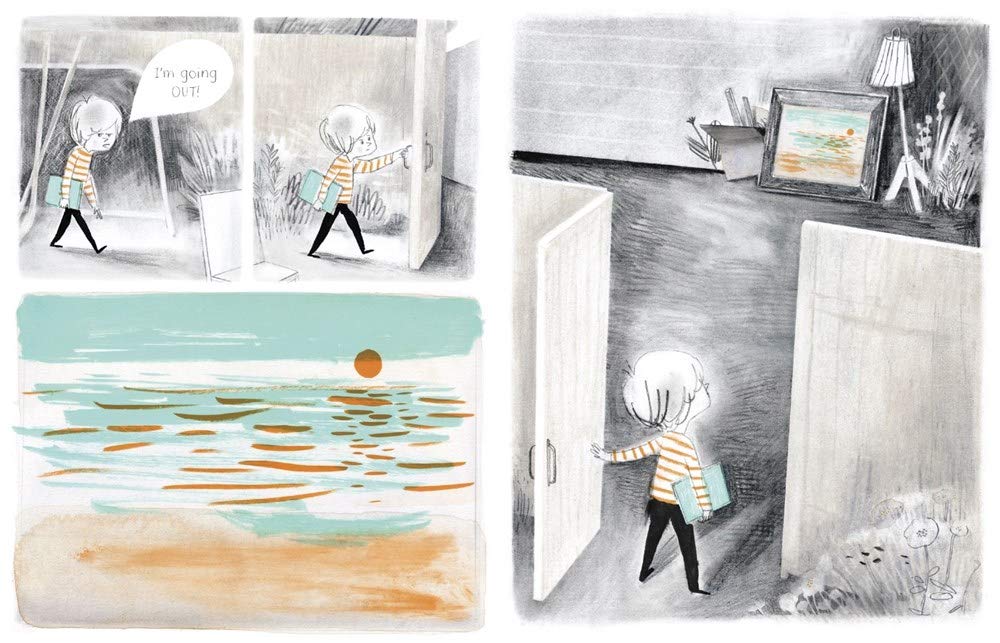 celebrate-picture-books-picture-book-review-albert's-quiet-quest-going-out
