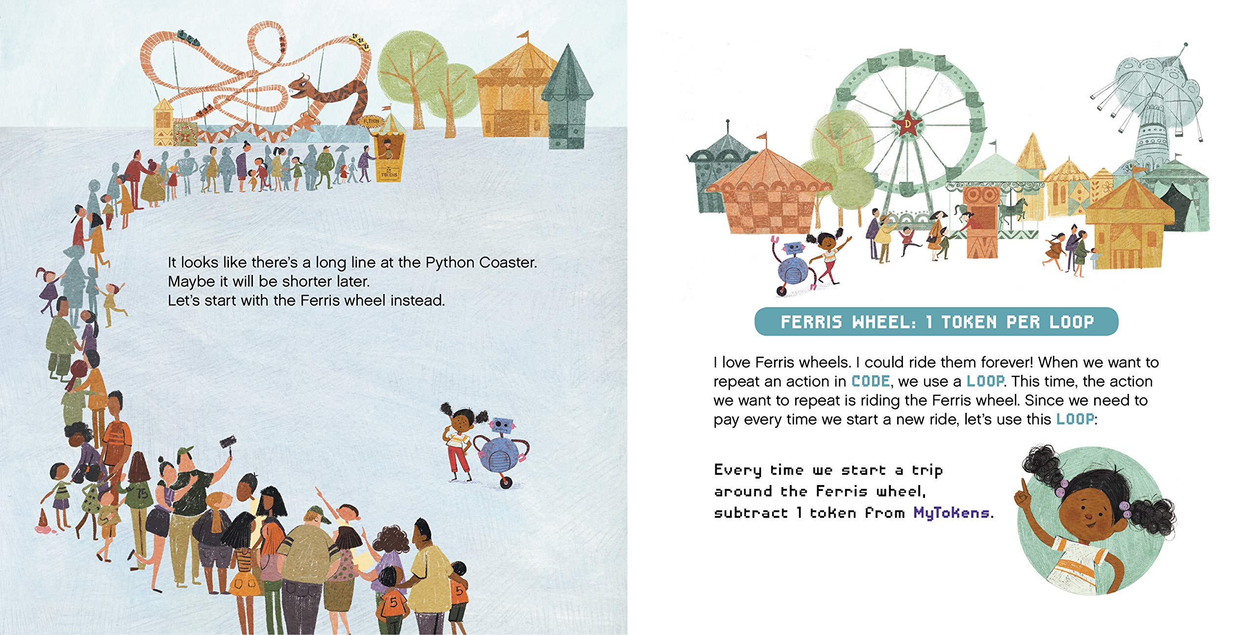 celebrate-picture-books-picture-book-review-how-to-code-a-rollercoaster-long-line