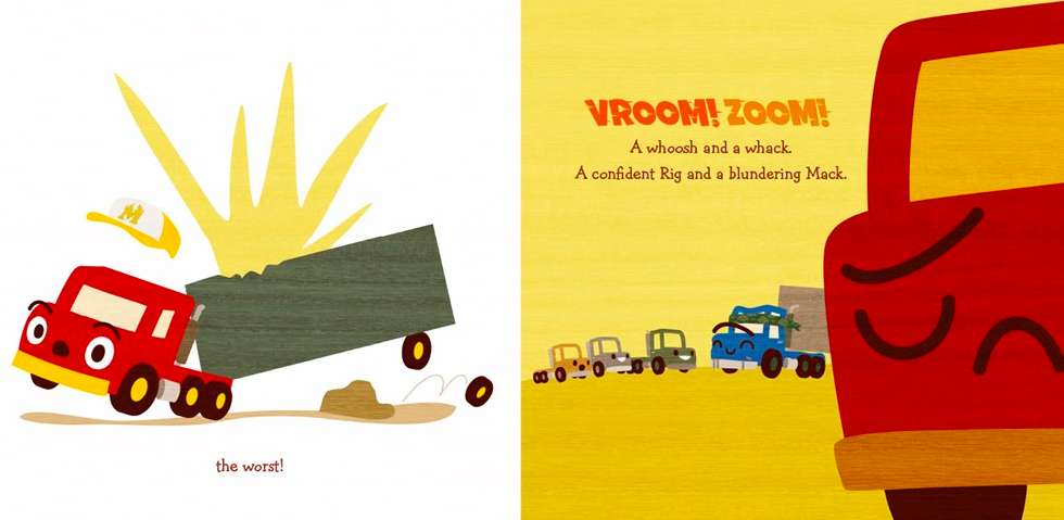celebrate-picture-books-picture-book-review-two-tough-trucks-blundering-mack