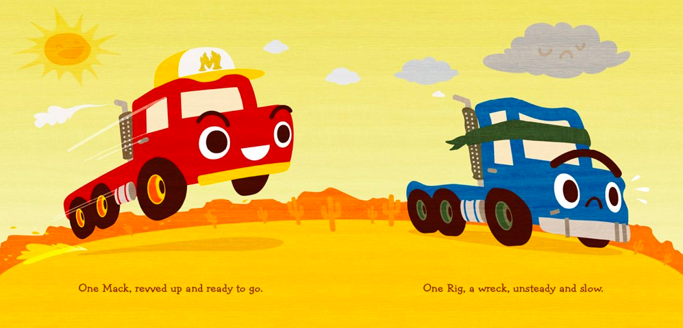 celebrate-picture-books-picture-book-review-two-tough-trucks-meeting