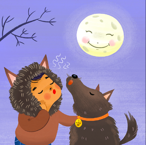 celebrate-picture-books-picture-book-review-if-you're-scary-and-you-know-it-werewolf