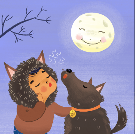 celebrate-picture-books-picture-book-review-if-you're-scary-and-you-know-it-werewolf