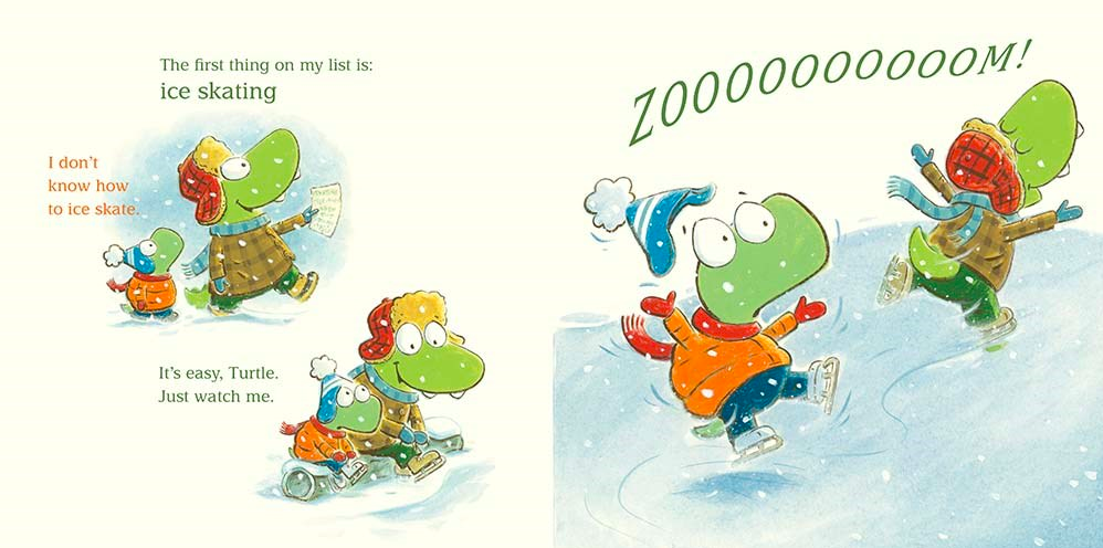 celebrate-picture-books-picture-book-review-croc-and-turtle-snow-fun-paper-skating