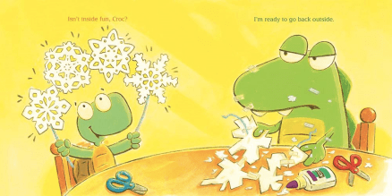 celebrate-picture-books-picture-book-review-croc-and-turtle-snow-fun-paper-snowflakes