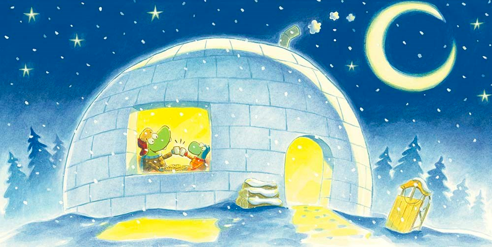 celebrate-picture-books-picture-book-review-croc-and-turtle-snow-fun-igloo