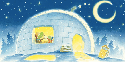 celebrate-picture-books-picture-book-review-croc-and-turtle-snow-fun-igloo