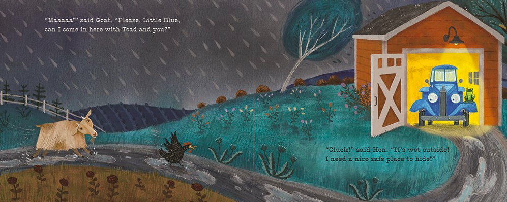 celebrate-picture-books-picture-book-review-good-night-little-blue-truck-goat