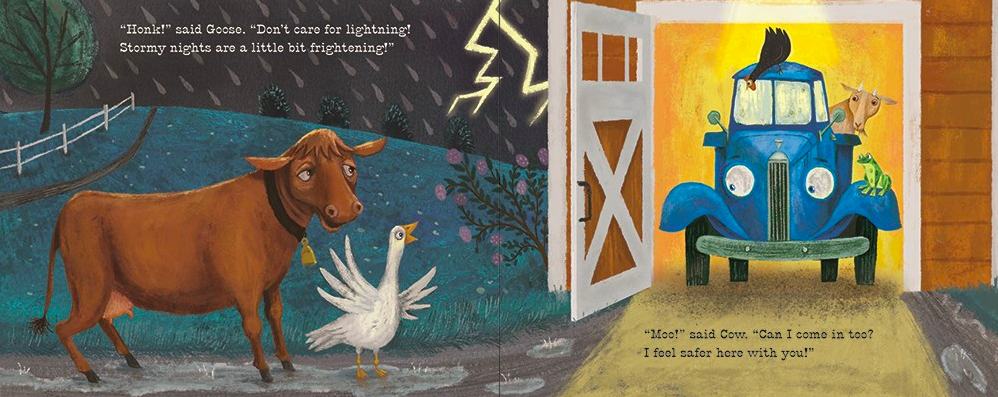 celebrate-picture-books-picture-book-review-good-night-little-blue-truck-goose