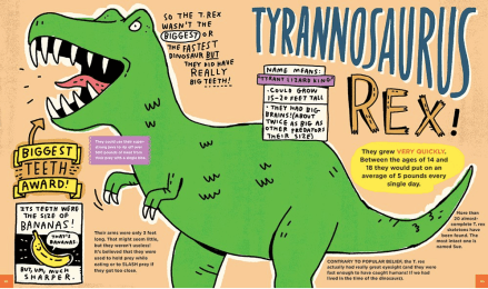 celebrate-picture-books-picture-book-review-everything-awesome-about-dinosaurs-t-rex