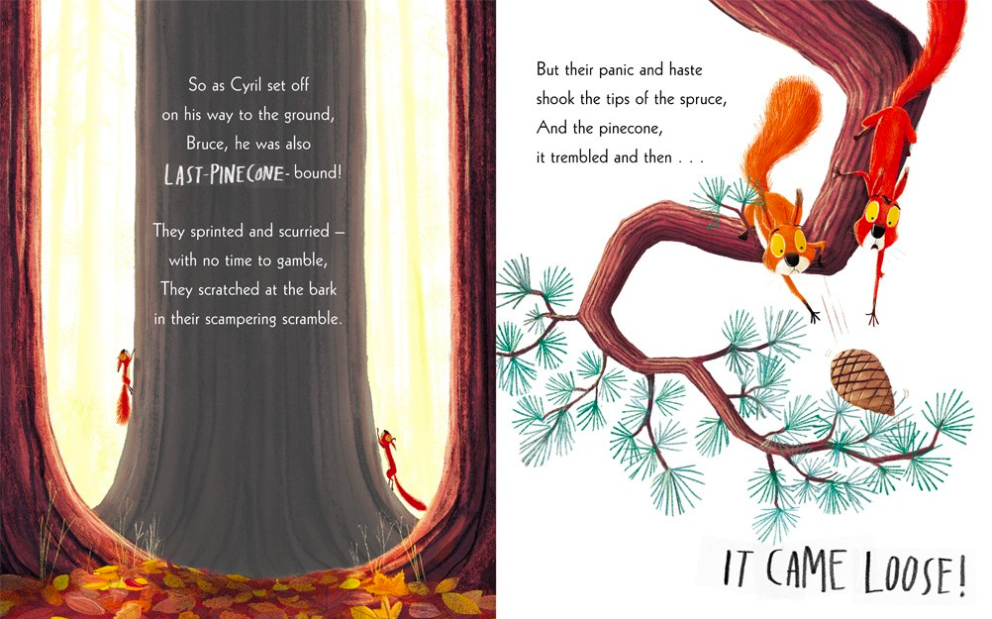 celebrate-picture-books-picture-book-review-the-squirrels-who-squabbled-pinecone