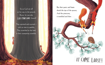 celebrate-picture-books-picture-book-review-the-squirrels-who-squabbled-pinecone