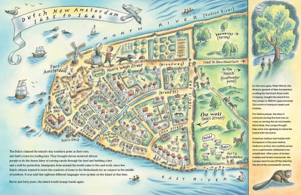 celebrate-picture-books-picture-book-review-manhattan-mapping-the-story-of-an-island-dutch