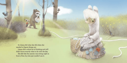 celebrate-picture-books-picture-book-review-crafty-llama-knitting