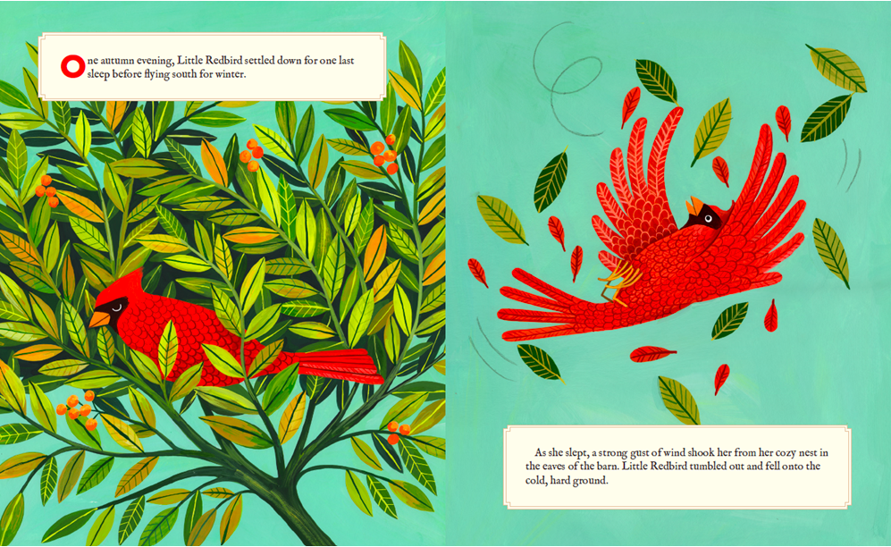 celebrate-picture-books-picture-book-review-why-evergreens-keep-their-leaves-frost-wind