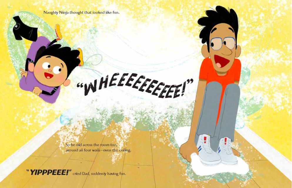 celebrate-picture-books-picture-book-review-naughty-ninja-takes-a-bath-wheee