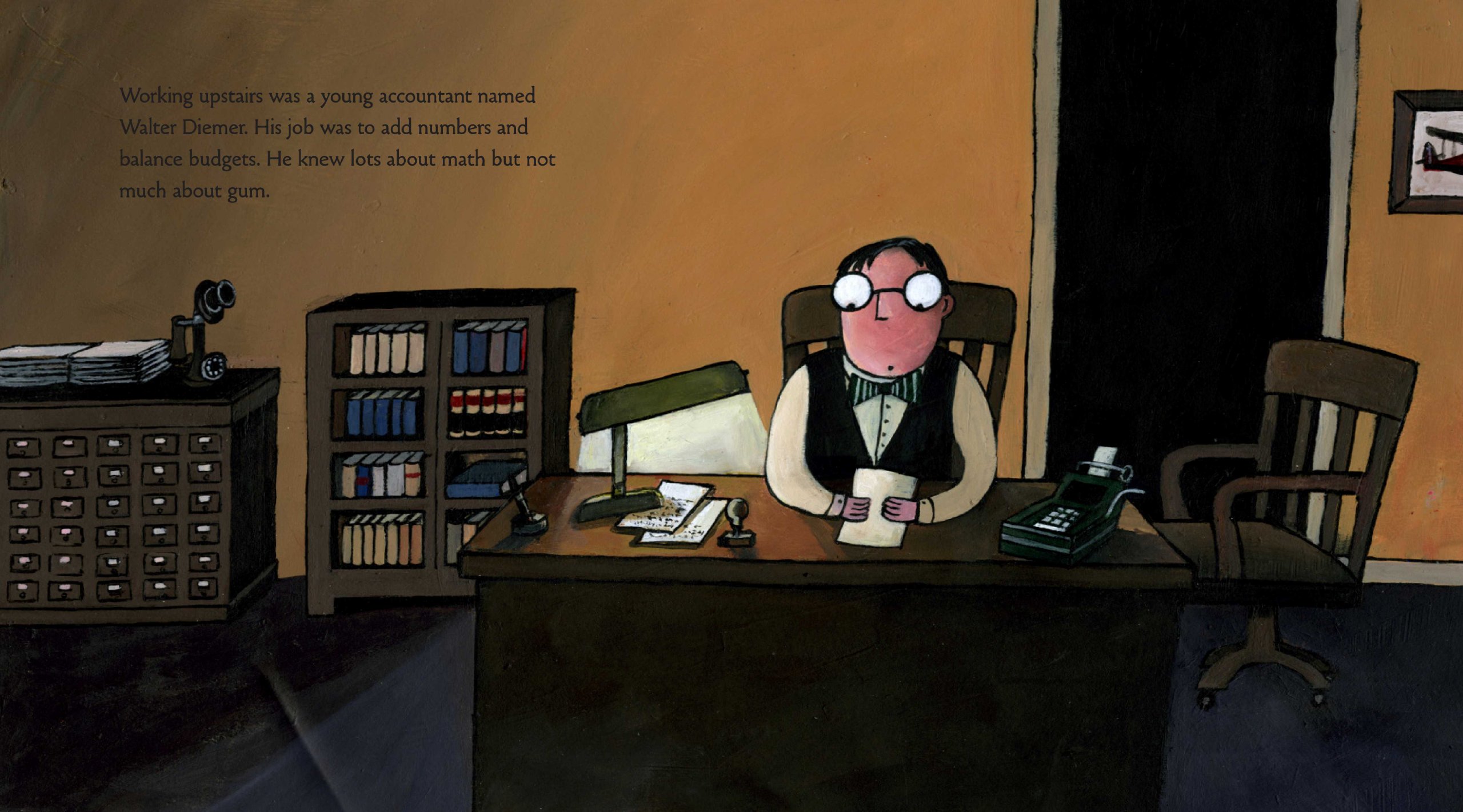 celebrate-picture-books-picture-book-review-Pop!-the-invention-of-bubble-gum-walter