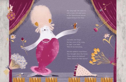 celebrate-picture-books-picture-book-review-diva-delores-and-the-opera-house-mouse-cheering
