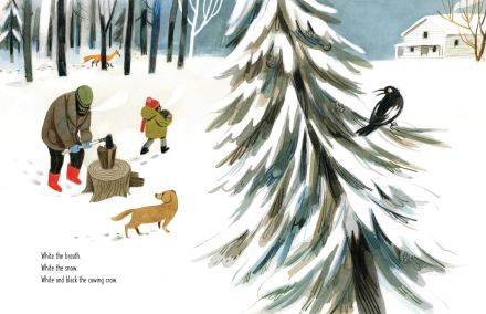 celebrate-picture-books-picture-book-review-green-on-green-winter