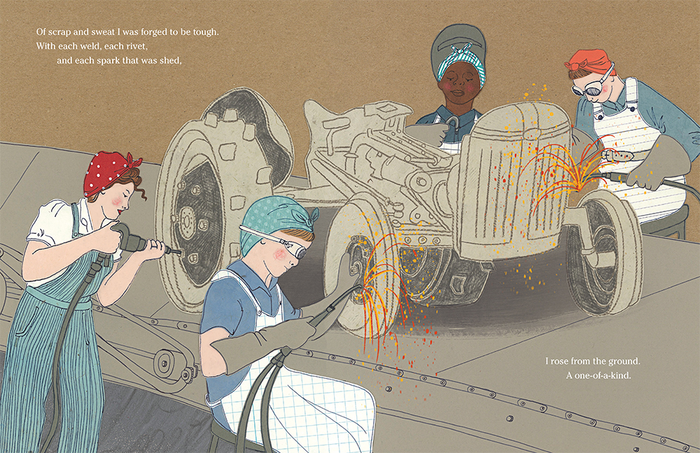 celebrate-picture-books-picture-book-review-rosie-stronger-than-steel-women