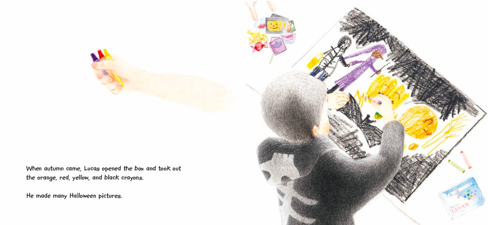 celebrate-picture-books-picture-book-review-the-forgotten-crayon-halloween
