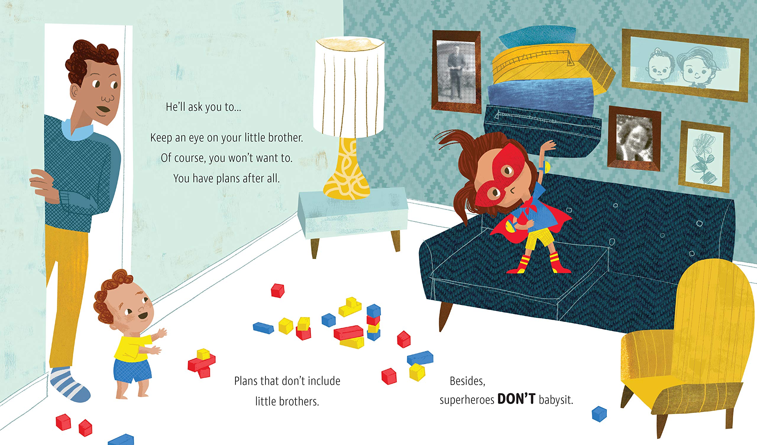 celebrate-picture-books-picture-book-review-superheroes-don't-babysit-dad-asks