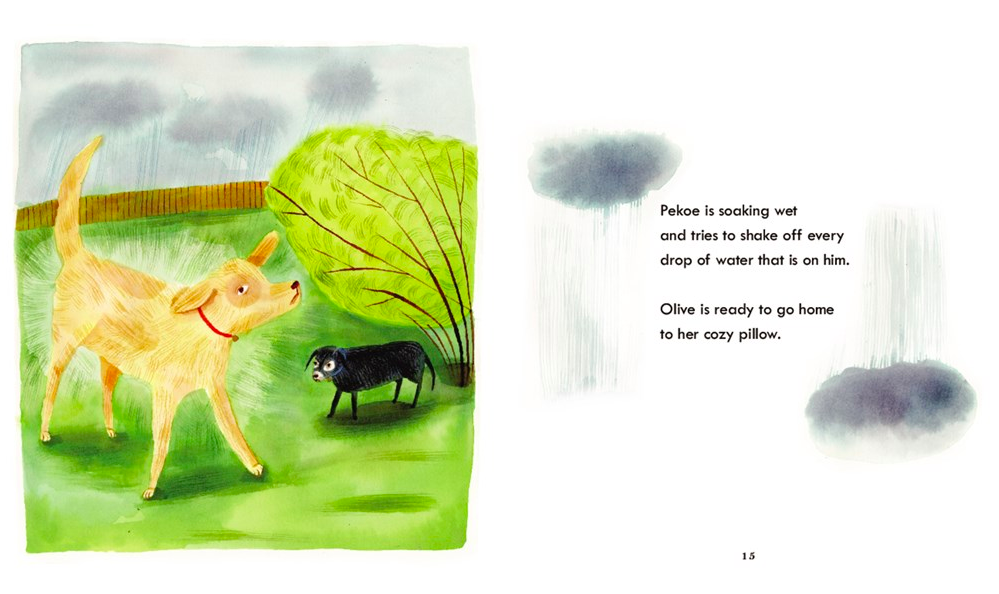 celebrate-picture-books-picture-book-review-olive-and-pekoe-walk-soaking-wet