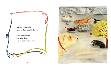 celebrate-picture-books-picture-book-review-olive-and-pekoe-walk-dog-park