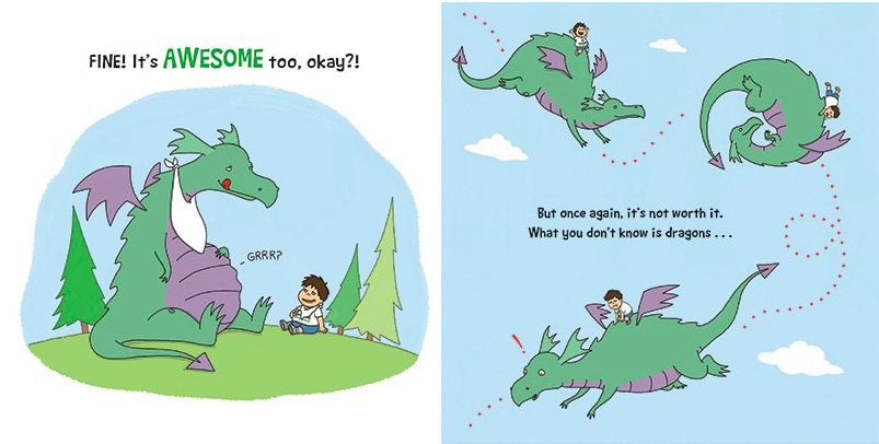celebrate-picture-books-picture-book-review-you-dont-want-a-dragon-awesome