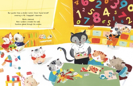 celebrate-picture-books-picture-book-review-Clover-Kitty-Goes-To-Kittygarten-classroom