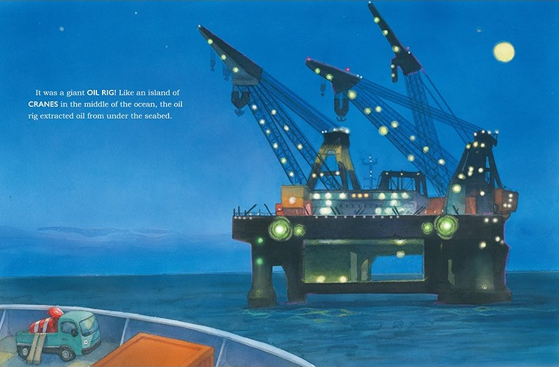 celebrate-picture-books-picture-book-review-the-little-red-crane-oil-rig