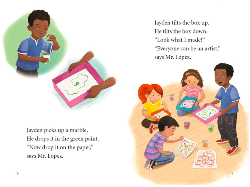 celebrate-picture-books-picture-book-review-tip-and-tucker-paw-painters-marble-painting