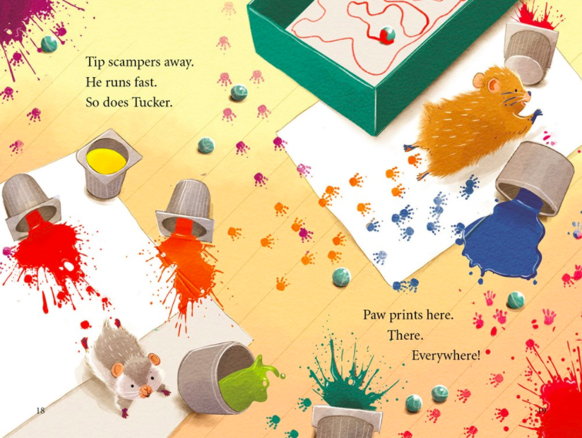 celebrate-picture-books-picture-book-review-tip-and-tucker-paw-painters-Tucker