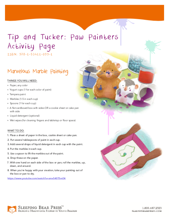 celebrate-picture-books-picture-book-review-Marble-Painting-Craft-activity-page