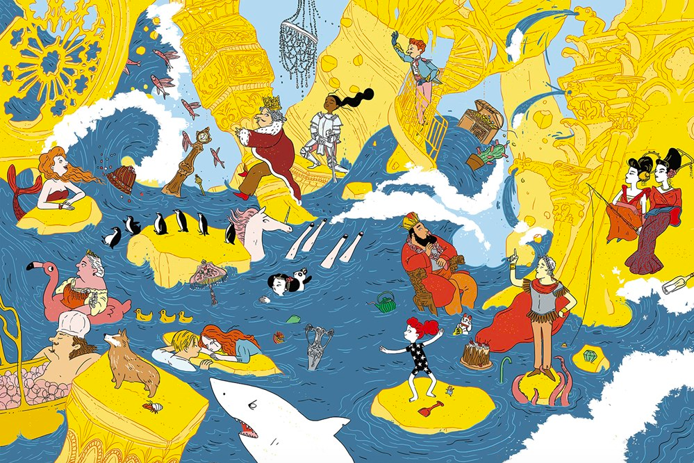 celebrate-picture-books-picture-book-review-sand-castle-floating