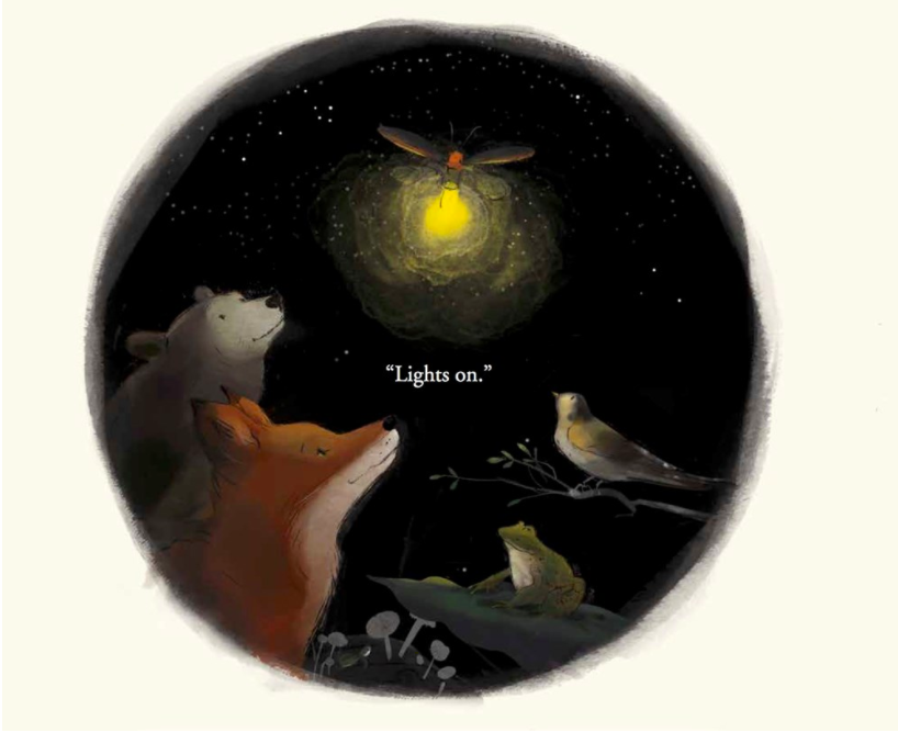 celebrate-picture-books-picture-book-review-Lights-Out-lights-on