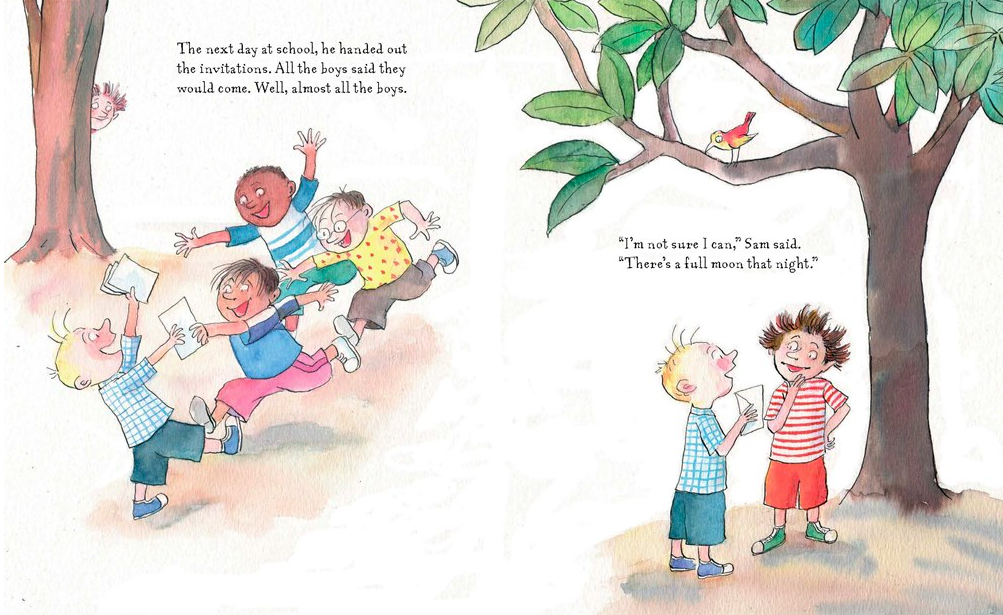 celebrate-picture-books-picture-book-review-there's-something-about-sam-invitations