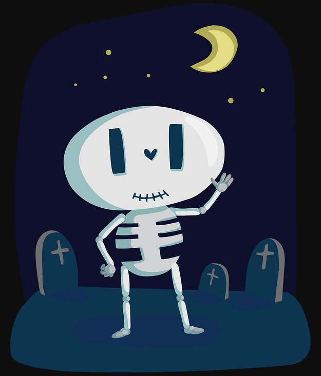 Halloweensie Contest Skeleton Image