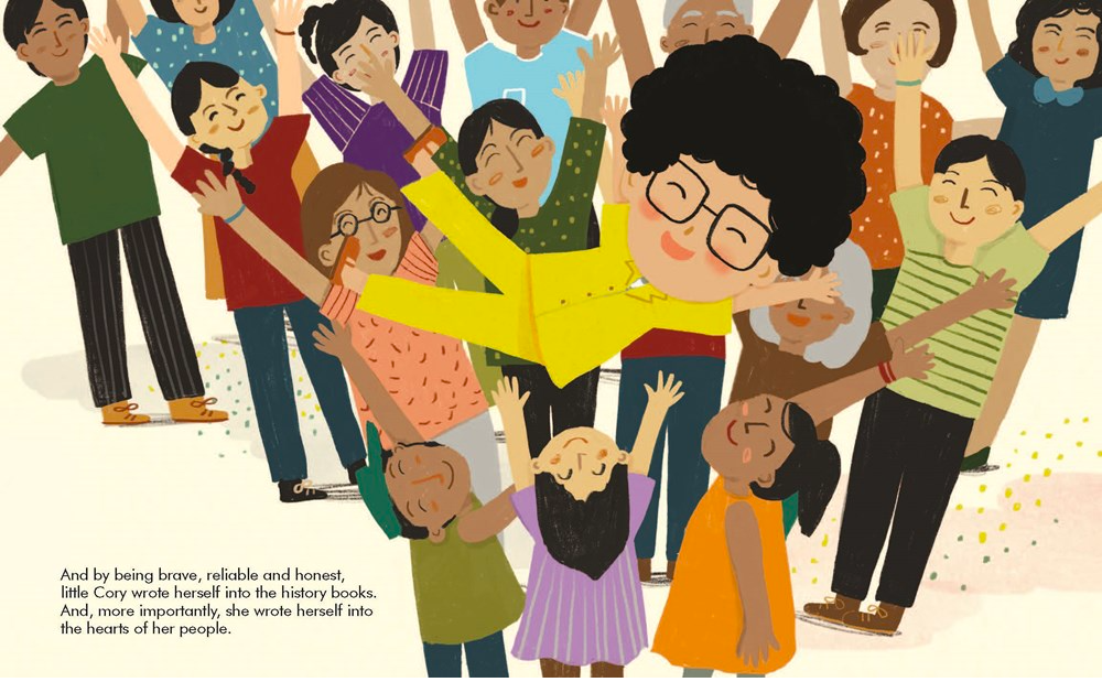 celebrate-picture-books-picture-book-review-corazon-aquino-little-people-big-dreams-cheering