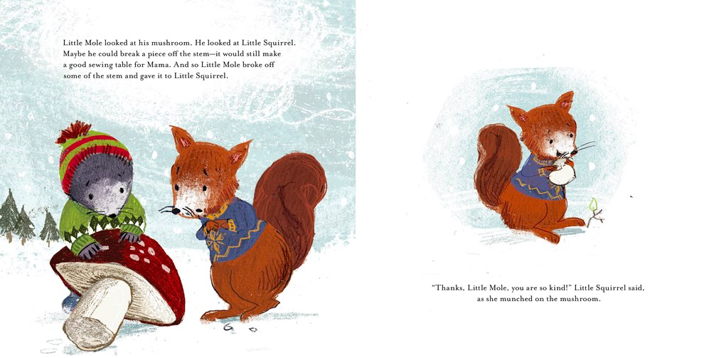 celebrate-picture-books-picture-book-review-little-moles-christmas-gift-Little-Squirrel