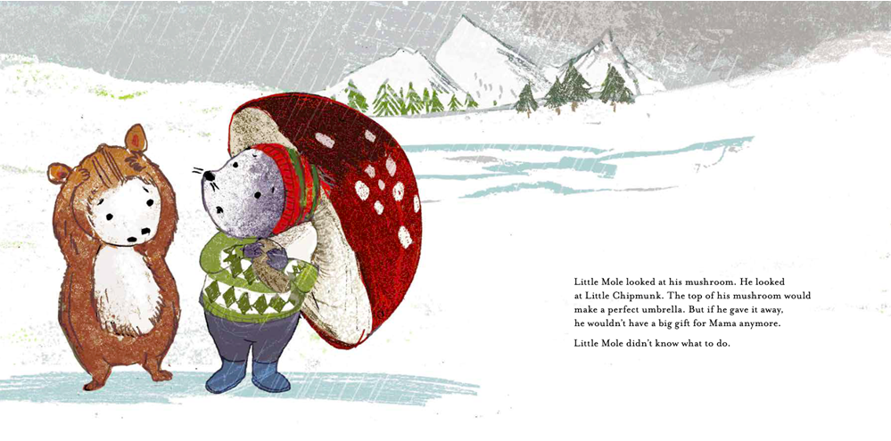 celebrate-picture-books-picture-book-review-little-moles-christmas-gift-Little-Chipmunk