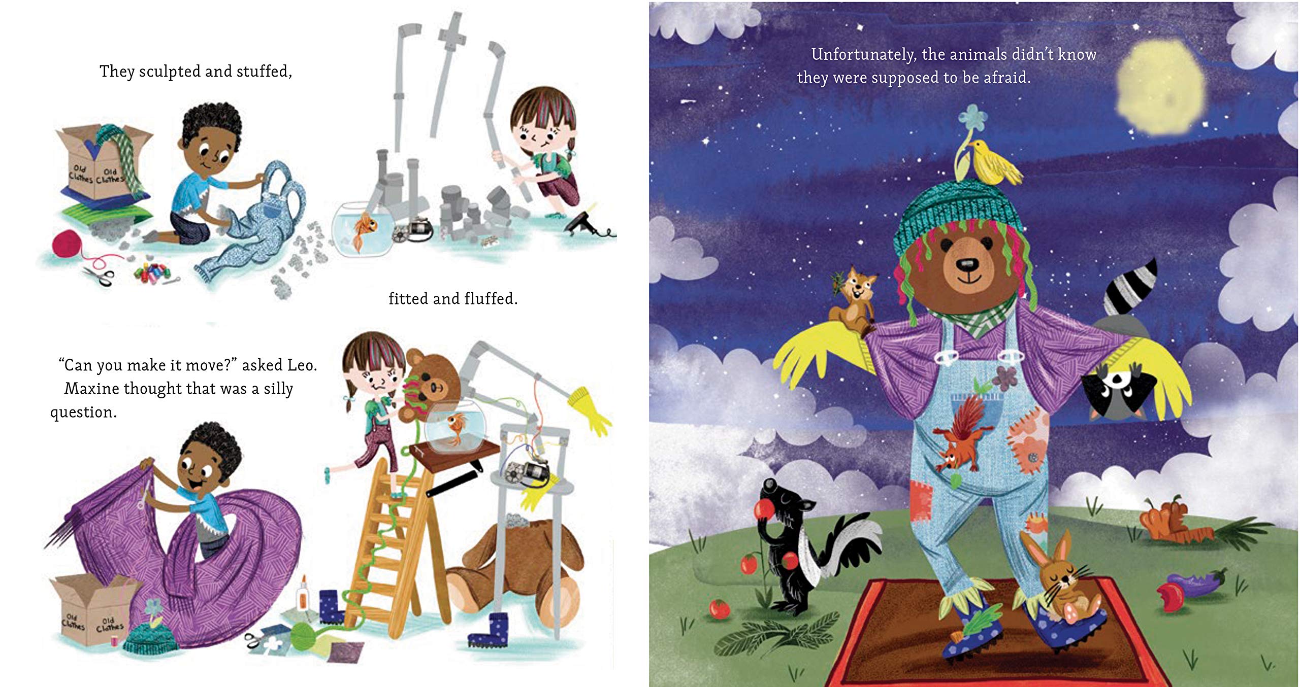 celebrate-picture-books-picture-book-review-maxine-and-the-greatest-garden-ever-scarecrow