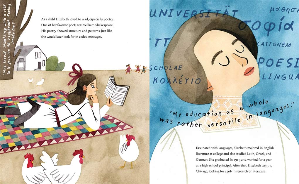 celebrate-picture-books-picture-book-review-code-breaker-spy-hunter-childhood