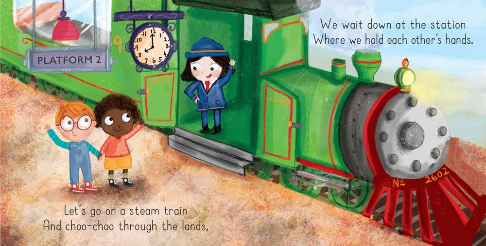 celebrate-picture-books-picture-book-review-let's-go-on-a-train-platform