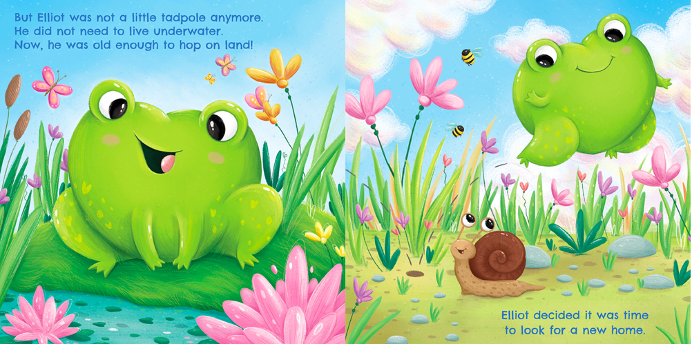 celebrate-picture-books-picture-book-review-elliot-the-heart-shaped-frog-snail